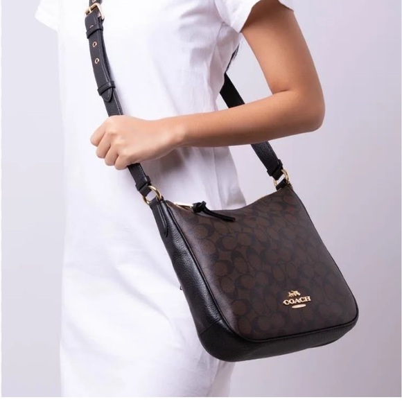 NEW COACH crossbody Ellie File Bag In Signature Canvas 😍😍 FREE SHIPPING!!! - Picture 10 of 10